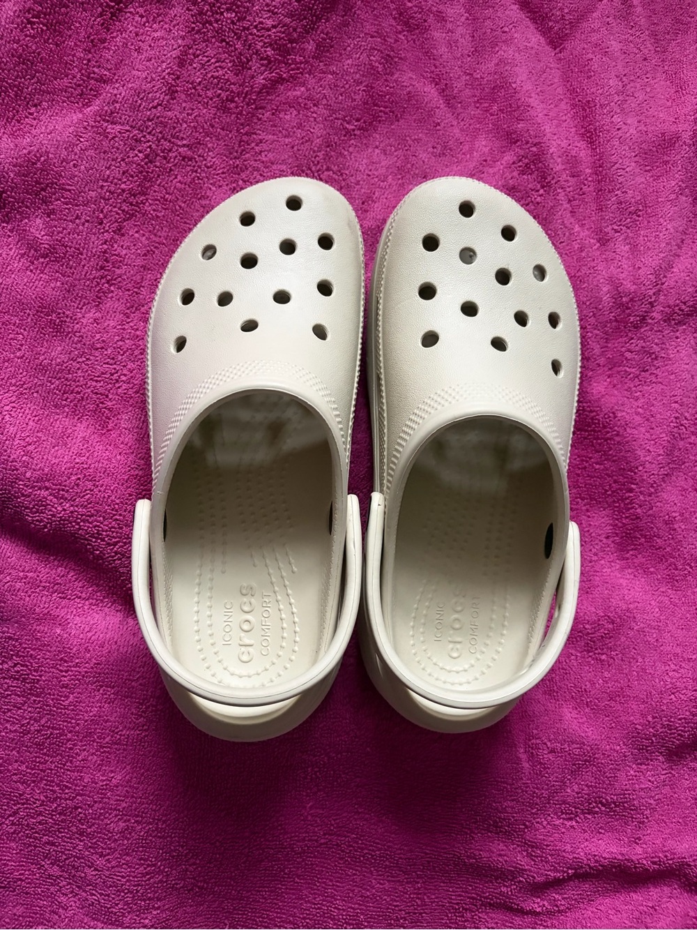 Tan Platform Crocs - Picture 2 of 8